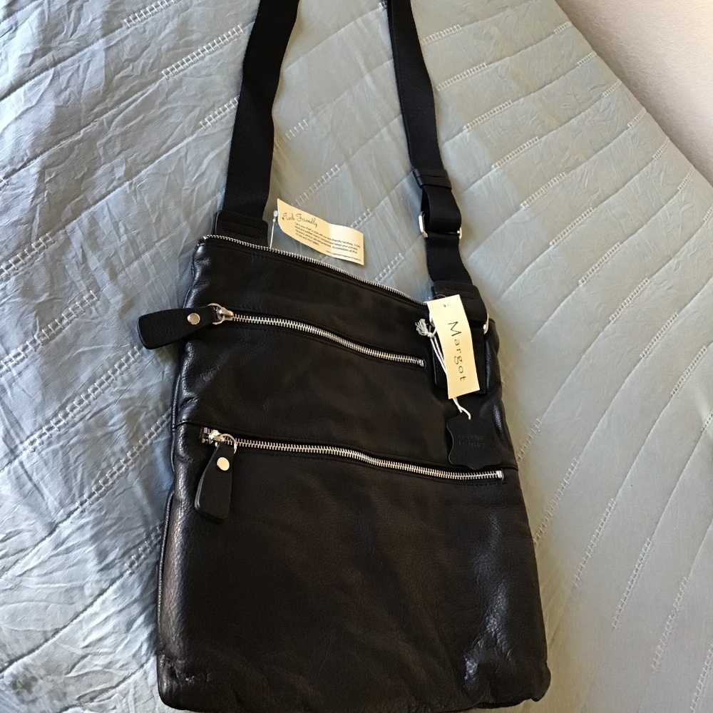 MARGOT Soft Buttery Genuine Leather CROSSBODY Bag  NWT